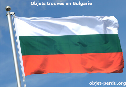 objets trouvés et perdus en Bulgarie